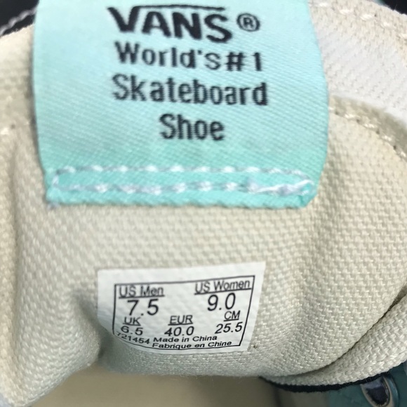 NWT VANS SK8-HI POP Black Blue Tint W AUTHENTIC - Picture 6 of 8